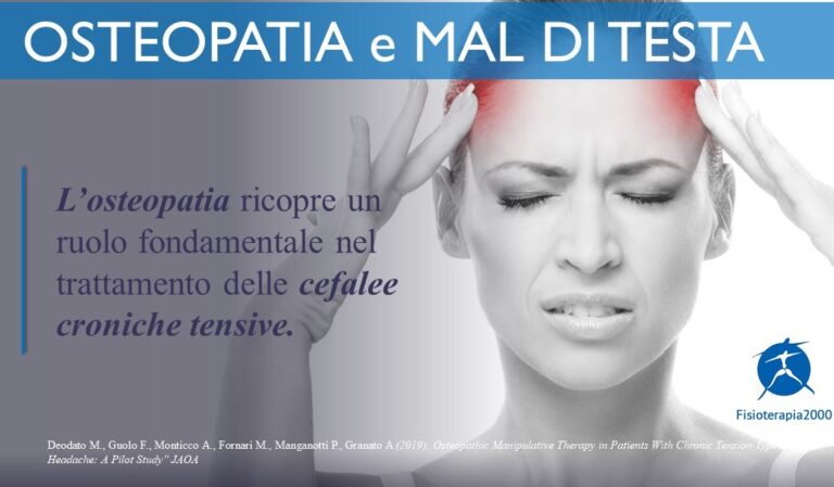 osteopatia e cefalea tensiva